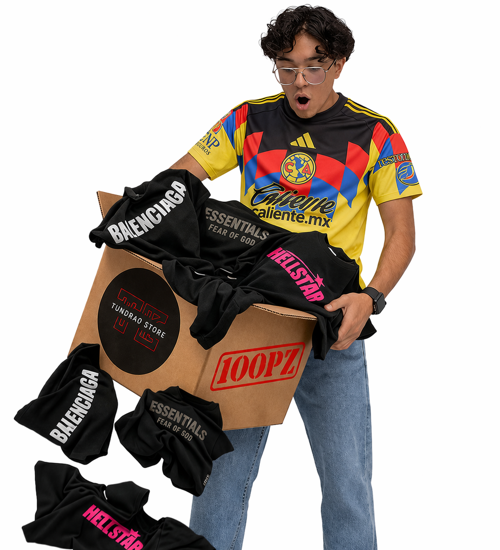SUPER PACK DE 100 PLAYERAS