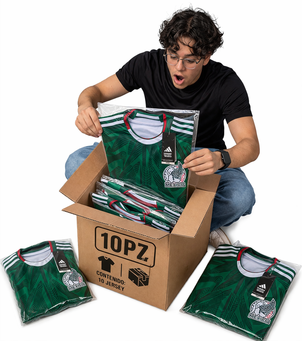 PAQUETE DE 10 JERSEY MEXICO