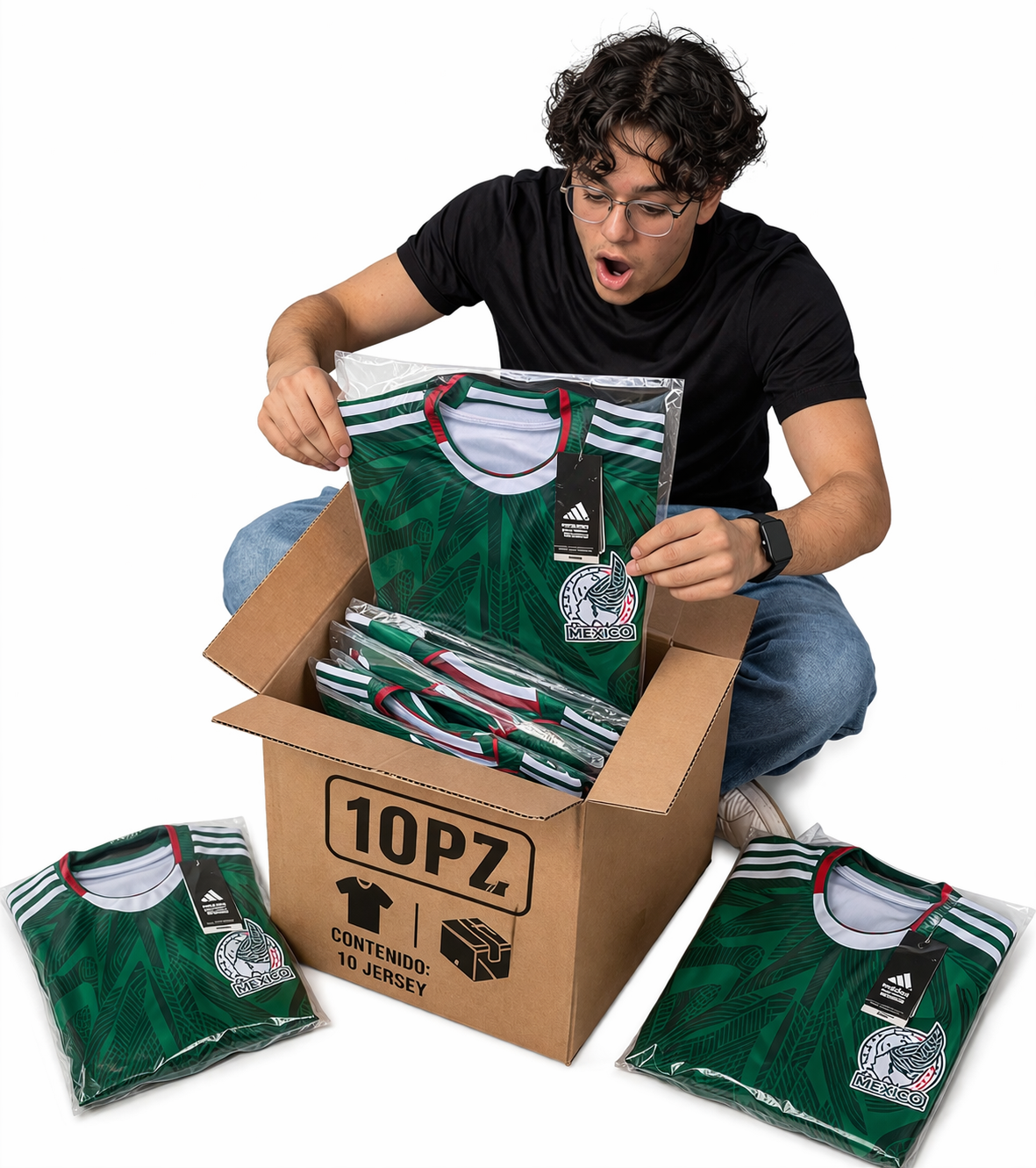 PAQUETE DE 10 JERSEY MEXICO