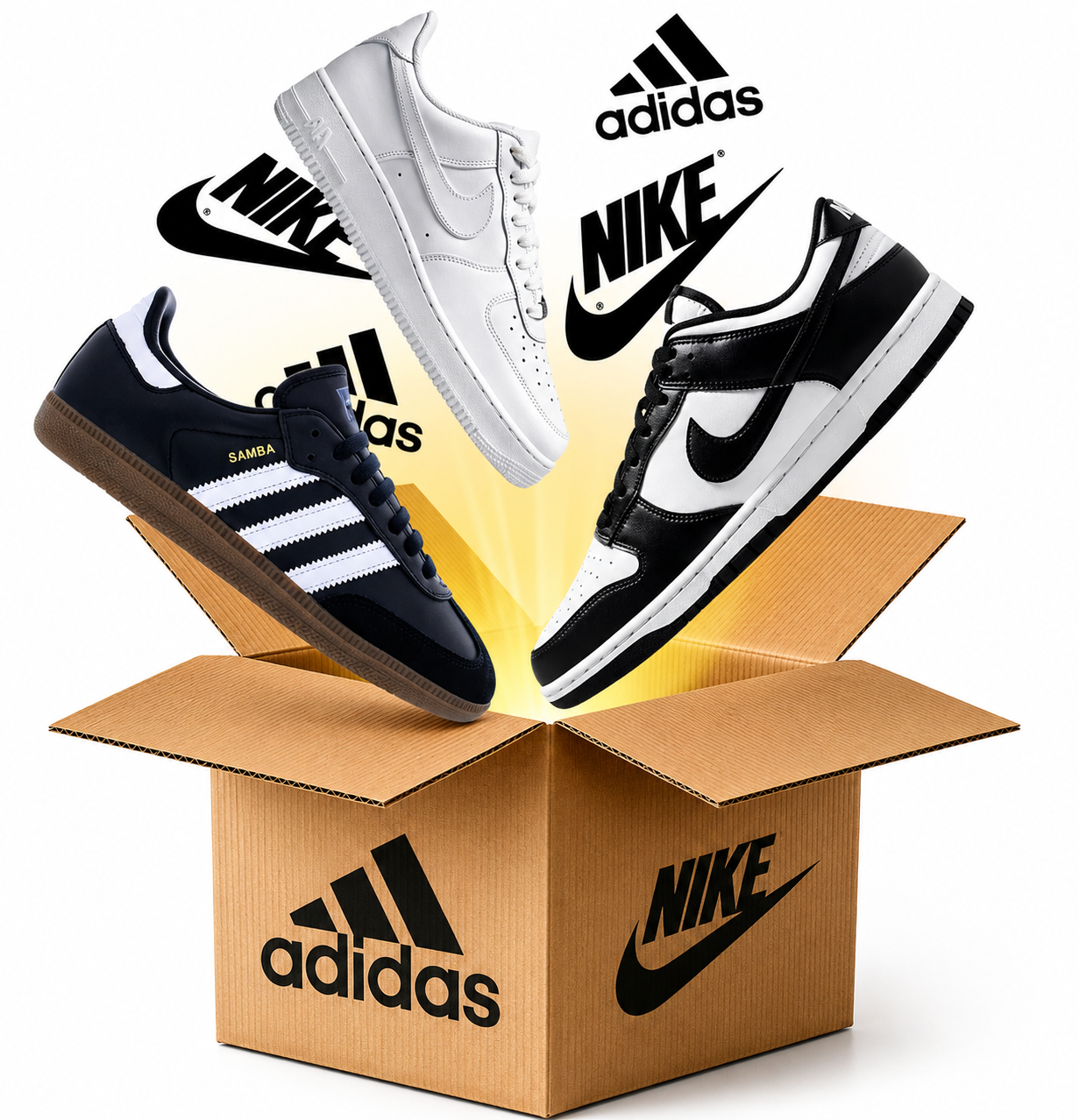 Paquete Emprendedor de 10 Pares de Tenis | Samba, Dunk y Air Force 1 Surtidos